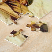 Children Fun Sledding Vintage Winter Scene Puzzle (Seite)