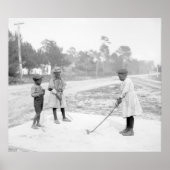Children Golfing, 1905 Poster (Vorne)