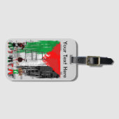 Children of Gaza Painting Palestine Flag Gepäckanhänger (Vorderseite (Horizontal))