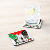 Children of Gaza Painting Palestine Flag Getränkeuntersetzer (Rechte Seite)