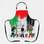 Children of Gaza Painting Palestine Flag Schürze (Vorderseite)