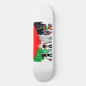 Children of Gaza Painting Palestine Flag  Skateboard (Vorderseite)