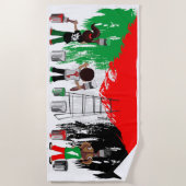 Children of Gaza Painting Palestine Flag  Strandtuch (Vorderseite)