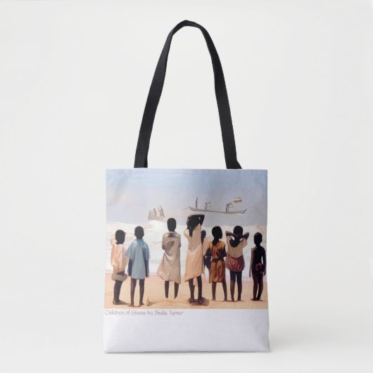 Children of Ghana-Artist - Shelia Turner Tote Bag Tasche (Vorderseite)