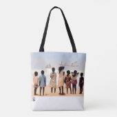 Children of Ghana-Artist - Shelia Turner Tote Bag Tasche (Rückseite)