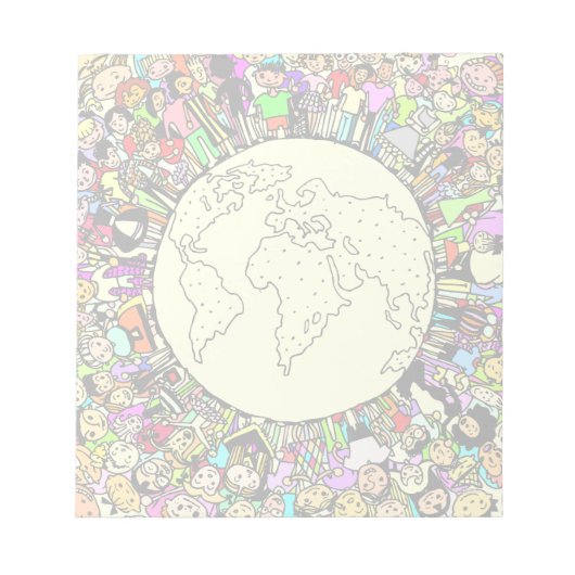 Children of the World Notizblock (Vorderseite)
