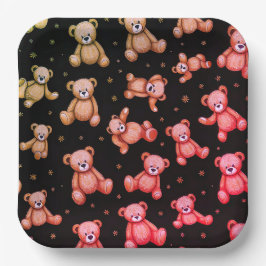 children paper plate pappteller