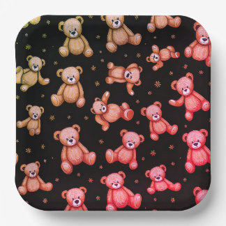 children paper plate pappteller