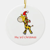 Children’s Giraffe Christmas Ornament (Vorne)