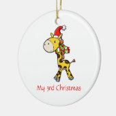 Children’s Giraffe Christmas Ornament (Links)