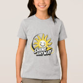 Children’s Inspirational Shirt – Shine T-Shirt (Vorderseite)