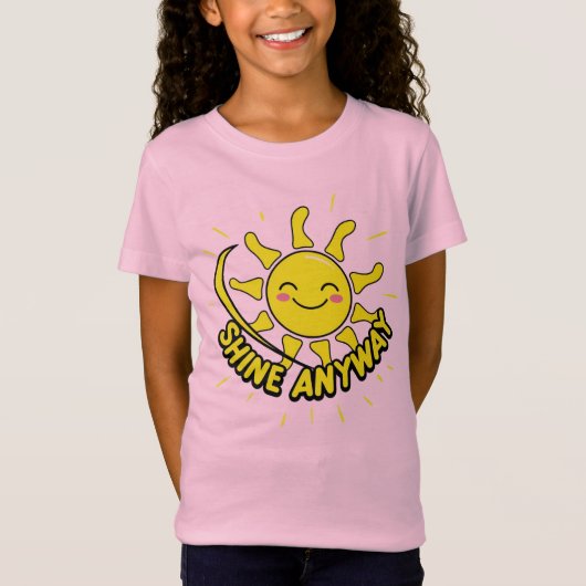 Children’s Inspirational Shirt – Shine T-Shirt (Vorderseite)
