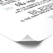 Children Scripture Vers mit Pfeilen Fotodruck (Ecke)