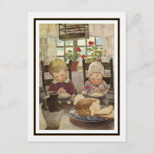 Children Sprichwort Grace von Jessie Willcox Smith Postkarte