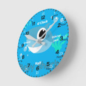 Children Time Learning Acrylic Wall Clock Runde Wanduhr (Winkel)