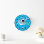 Children Time Learning Acrylic Wall Clock Runde Wanduhr (Zuhause)