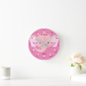 Children Time Learning Acrylic Wall Clock Runde Wanduhr (Zuhause)