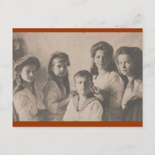 Children Tsar: OTMA & Alexis Romanov Russland #107 Postkarte