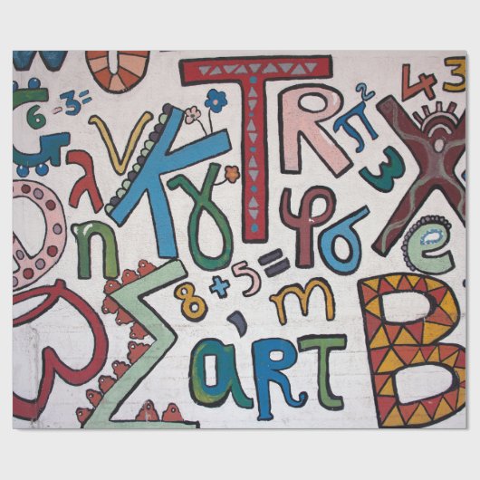 Childrens Alphabet Geschenkpapier (Flach)