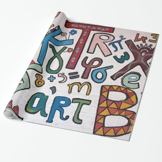 Childrens Alphabet Geschenkpapier (Ungerollt)