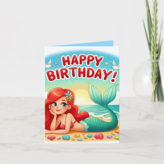 Children's birthday card karte (Vorderseite)