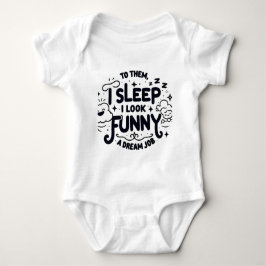 Children's bodysuit with a funny inscription baby strampler