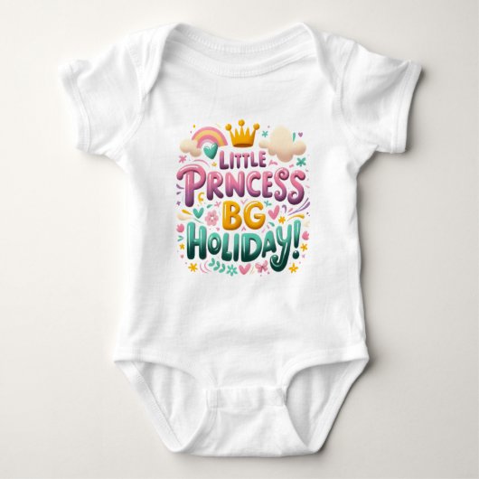 Children's bodysuit with a funny inscription baby strampler (Vorderseite)