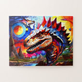 Childrens Colorful Dinosaurier Puzzle (Horizontal)