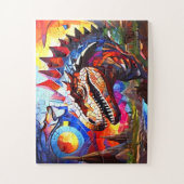 Childrens Colorful Dinosaurier Puzzle (Vertikal)