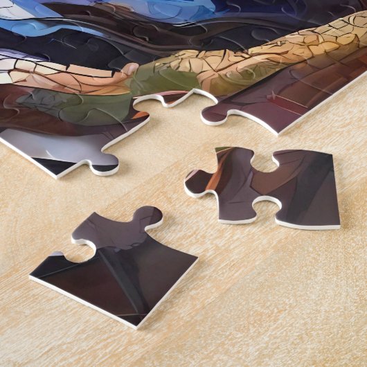 Childrens Colorful Dinosaurier Puzzle (Seite)