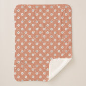 Children's Cover with Daisy Floral Pattern Sherpadecke (Vorderseite)