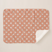 Children's Cover with Daisy Floral Pattern Sherpadecke (Vorderseite (Horizontal))