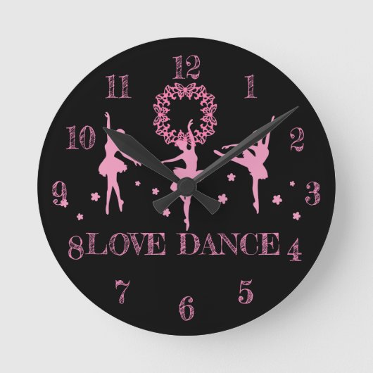 Children's Expression Collection Girl's Runde Wanduhr (Vorderseite)