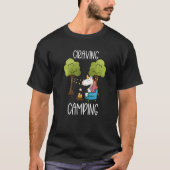 Childrens Glamping Gear Unicorn Camping Stuff Summ T-Shirt (Vorderseite)
