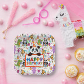 Childrens Happy Birthday Pappteller (Party)