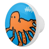 Childrens Octopus Handle Keramikknauf (Rechts)