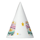 Children's Party Hat with a funny inscription Partyhütchen (Links)