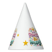 Children's Party Hat with a funny inscription Partyhütchen (Rechts)