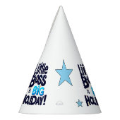 Children's party hat with funny inscription partyhütchen (Links)
