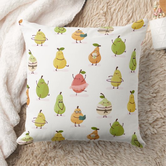 Children's pattern of fun pears kissen (Decke)