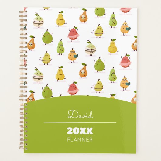 Children's pattern of fun pears planer (Vorderseite)