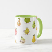 Children's pattern of fun pears tasse (VorderseiteRechts)