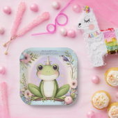 Children's Princess Frog Niedliche Geburtstag Part Pappteller (Party)
