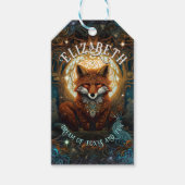 Children's Storybook Celtic Inspired AI Fox Geschenkanhänger (Vorderseite)