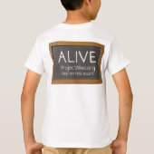 Children's #WhenIGrowUp-Shirt T-Shirt (Rückseite)