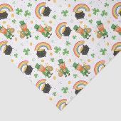 Child's Coloring Style Fun St Patrick's Day Seidenpapier (Ausschnitt)