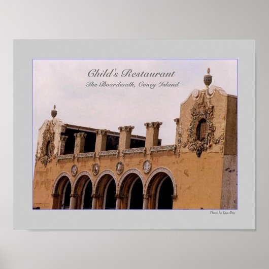 Childs Restaurant-Fassade Poster (Vorne)