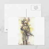 childsolider postkarte (Vorne/Hinten)