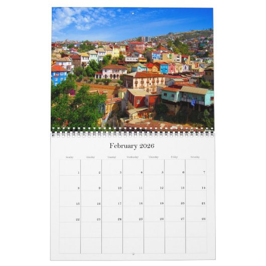 Chile 2025 kalender (Feb 2026)