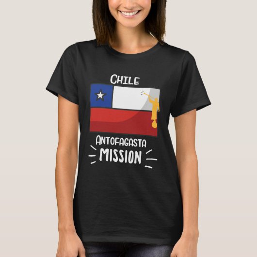 Chile Antofagasta Mormon LDS Mission Missionary T-Shirt (Vorderseite)